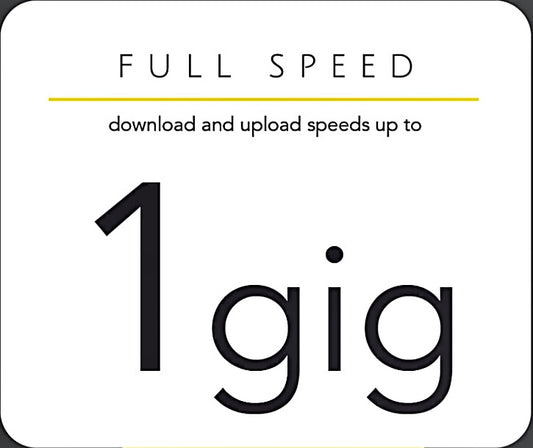 1 Gig High Speed Internet Package