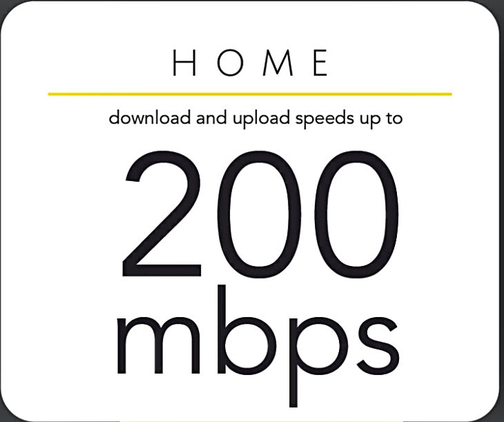 200 Mbps High Speed Internet Package